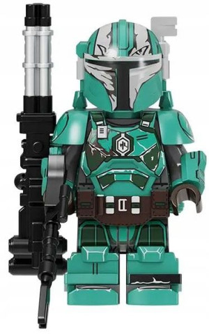 Mandalorian Heavy Armor Star Wars Klocki Figurka