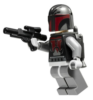 Mandaloran Commando Figurka Star + Obrazek Lego