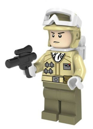Han Solo Hoth Figurka Z Star Wars + Obrazek Lego