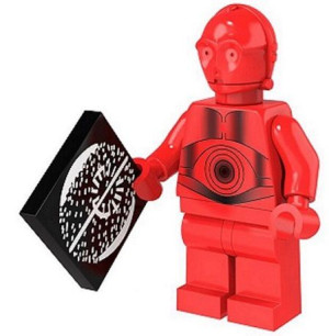 R 3po Robot Figurka Star Wars + Obrazek Lego