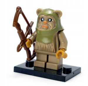 Ewok Warrior Figurka Klocki Star Wars+obrazek Lego