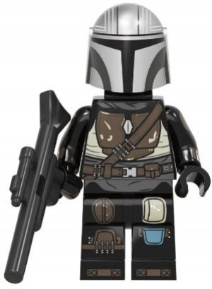 Mandalorian Figurka Star Wars + Obrazek Lego