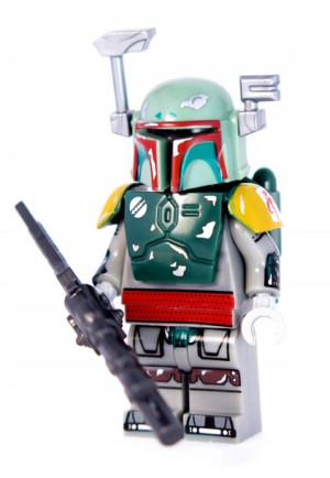 Figurka Boba Fett Star Wars + Obrazek Lego