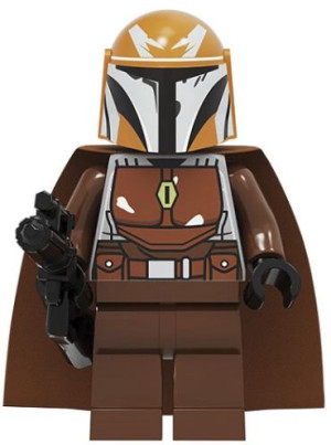 Mandalorian Figurka Star + Obrazek Lego