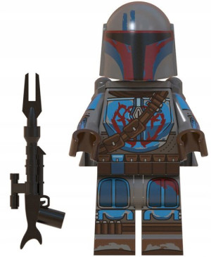 Mandalorian Klocki Figurka Star + Obrazek Lego
