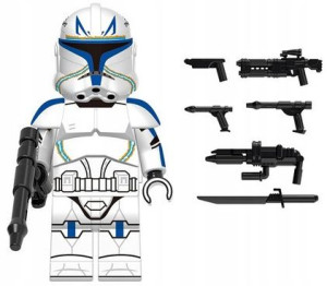 Klon 501th Legion Rex Star Wars + Karta Lego