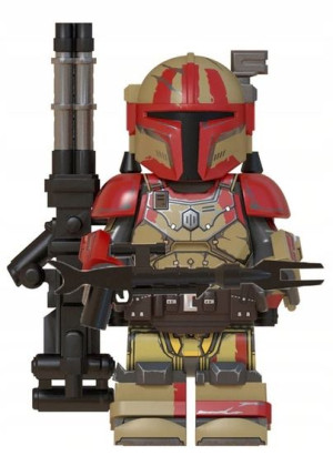 Mandalorian Heavy Armor Star Wars + Karta Lego