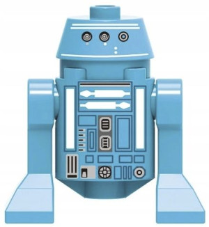 Astromech Robot Star Wars + Karta Lego