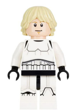 Luke Skywalker Klocki Star Wars + Karta Lego