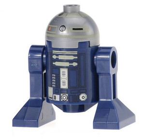 Dark Blue Astromech Robot Star Wars + Karta Lego