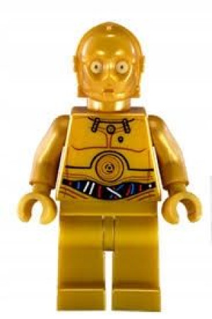 C 3po Figurka Star Wars + Obrazek Lego