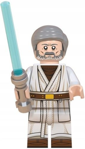 Obi Wan Kenobi Figurka Star Wars + Obrazek Lego