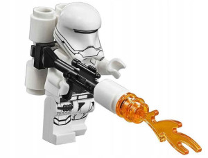 Flame Trooper Klon Minifigurka Wars + Obrazek Lego