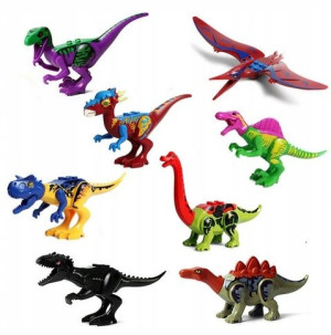 Dinozaury Figurki T Rex Indominus Komplet 8szt Pl