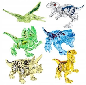 T Rex Velociraptor Dinozaur Figurki Komplet 6szt