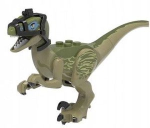 Velociraptor T Rex Dinozaur Klocki +obrazek Lego