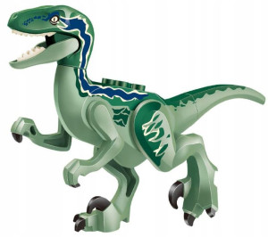 Velociraptor 12 Cm Figurka Klocki +obrazek Lego