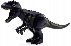 T Rex Indominus Black Dinozaury Jurassic Z Pl