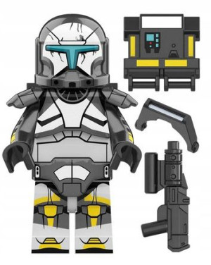 Scorch Klon Minifigurka Klocki Wars + Obrazek Lego