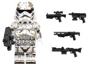 Klon Battle Damaged Stormtrooper Wars+obrazek Lego