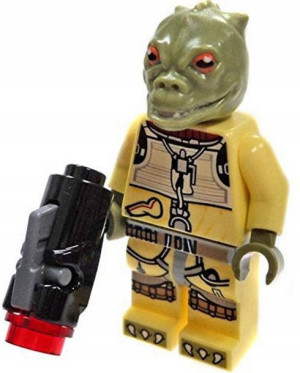 Bossk Łowca Figurka Star Wars + Obrazek Lego
