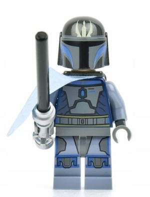 Pre Vizsla Figurka Mandalorian Wars + Obrazek Lego