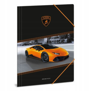 Lamborghini oryginalna teczka tekturowa A4 BK-OR