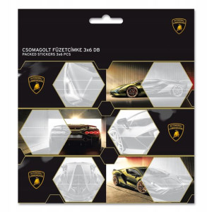 Lamborghini naklejki na zeszyty książki x18 szt