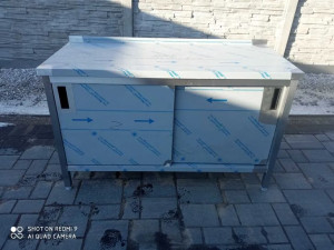 Stol roboczy z szafka