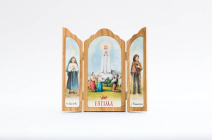 Matka Boża Fatimska - Tryptyk drewniany