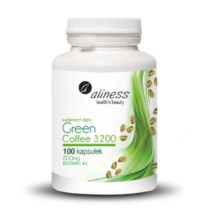Aliness System Green Coffee 3200 100kaps Odchudzanie