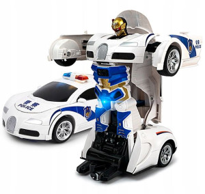 Sterowany Radiowóz Policyjny Robot Policja Auto