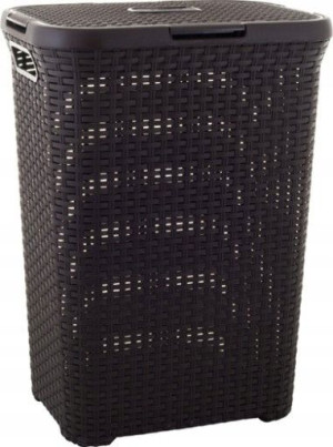 Curver 189206 kosz na bieliznę Natural Style, 60L