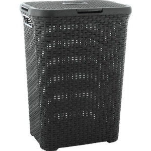 Curver 189211 kosz na bieliznę Natural Style, 60L