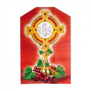 Emblemat eucharystyczny - metalizowany