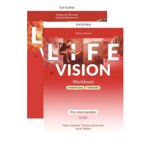 Pakiet Life Vision Pre-Intermediate A2/B1 Podręcznik + ćwiczenia