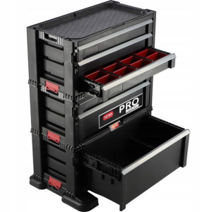 Keter 237786 regał 6 szuflad Tool Chest Set czarny