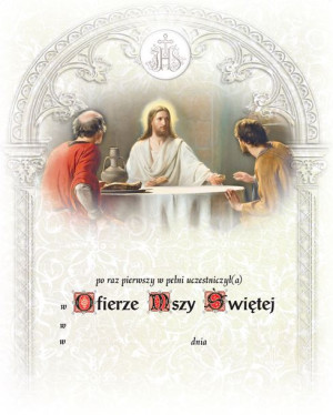 Pamiątka I Komunii Świętej