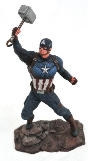 Figurka Avengers Endgame Marvel Gallery - Captain America Mjolnir