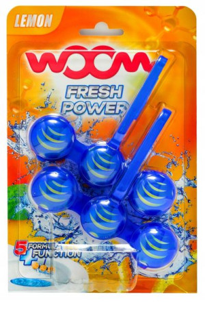 Woom WC zawieszki KULKI do toalety 2X55g CYTRYNA