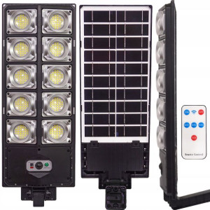 Lampa Solarna Uliczna Latarnia Led 800w + Pilot