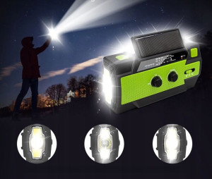 Zestaw Survivalowy Power Bank Radio Latarka 6w1