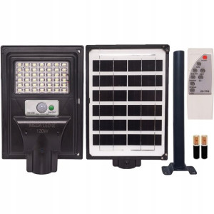 Lampa LED 120w Solarna Uliczna Pilot + Mocowanie