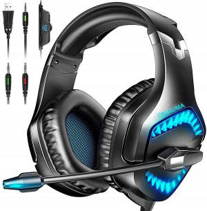 Słuchawki Gamingowe Headset Gracza Pc Ps4 Xbox Led