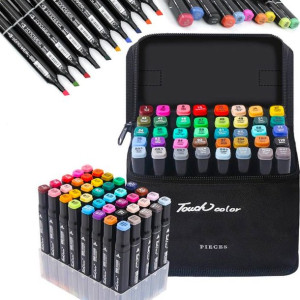 Markery Alkoholowe Touch Art Pro 48szt + Torba Xxl