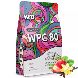 KFD Regular WPC 80 750g Wanilia Truskawka