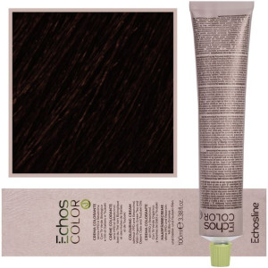 ECHOSLINE Echos Color 100ml farba włosów 4,72 Ciepły Brązowy Średni Kasztan