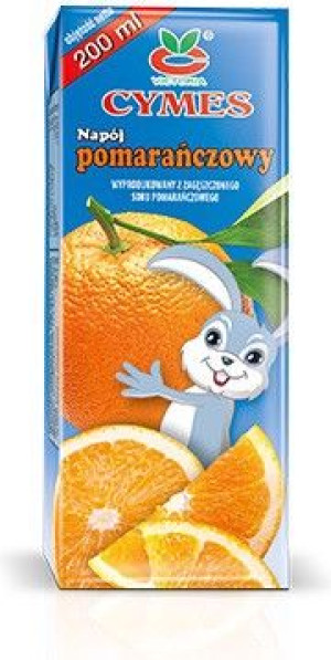 Cymes Napój pomarańczowy 200 ml
