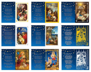 Pocztówki Bożonarodzeniowe - MIX 1 - 25 szt