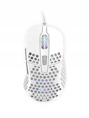 Myszka przewodowa Xtrfy M4 RGB Gaming White